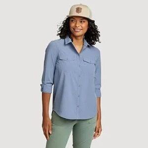 Eddie Bauer Light Blue Departure Shirt
